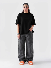 BOXY FIT TEE | BLACK