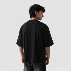 BOXY FIT TEE | BLACK